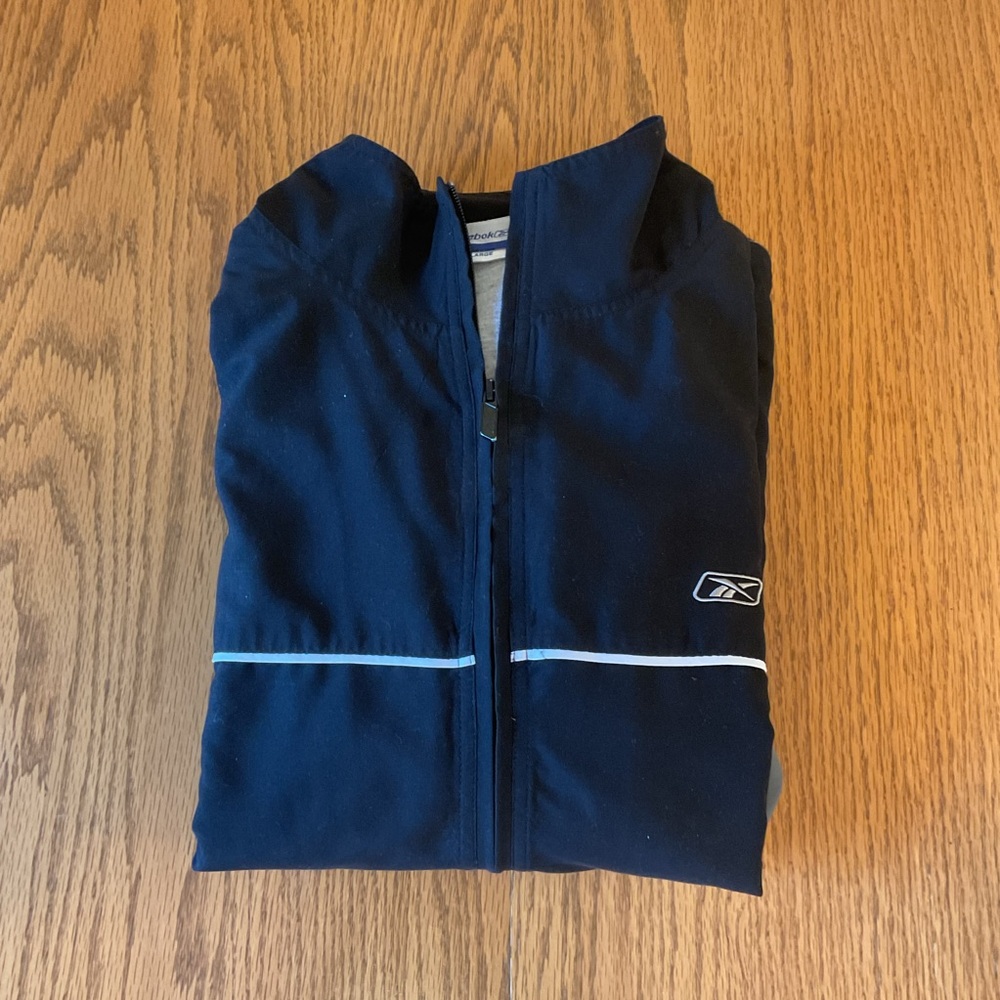 Men’s Reebok Zip-Front Jacket, Size Large - Picture 4 of 6